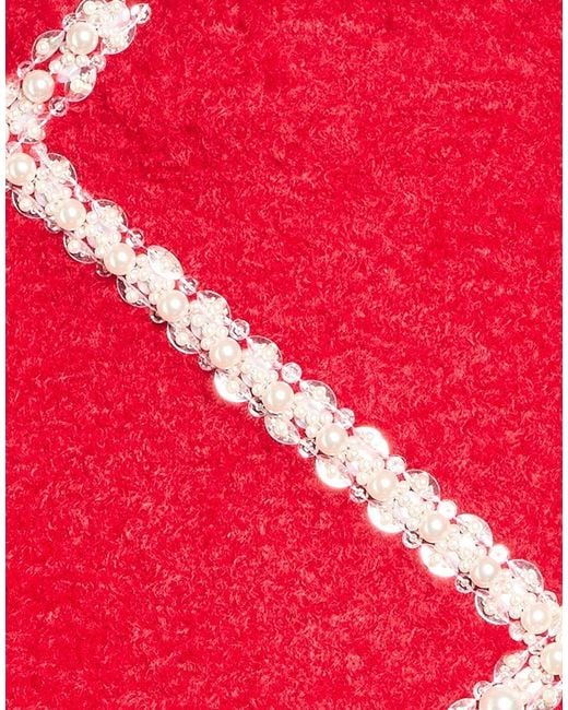DES_PHEMMES Red Mini Skirt
