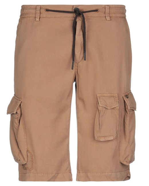 Mason's Brown Camel Shorts & Bermuda Shorts Lyocell for men