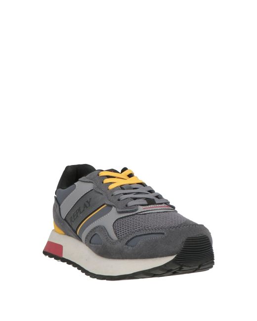 Replay Gray Trainers for men
