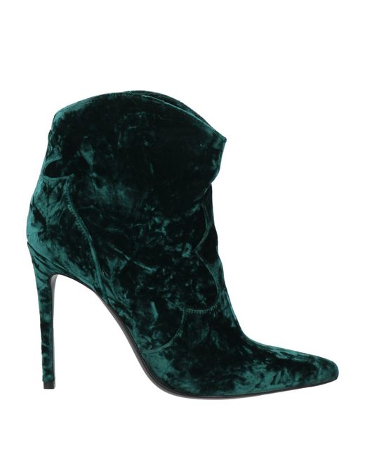 Aldo Castagna Black Deep Ankle Boots Textile Fibers