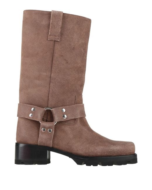 Paris Texas Brown Tan Boot Leather