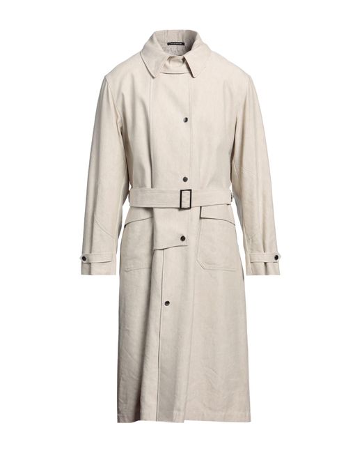 Emporio Armani Natural Overcoat & Trench Coat for men