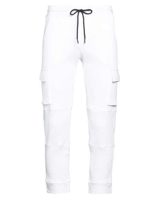 Paul & Shark White Pants Cotton for men