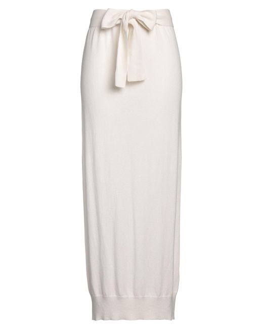 Antonelli White Maxi Skirt