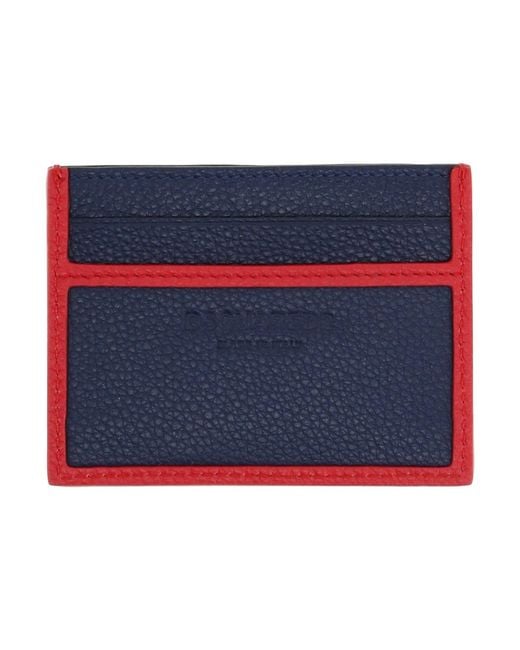 DSquared² Blue Cardholder Calfskin for men