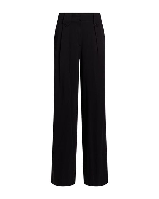 Manila Grace Black Pants Viscose, Elastane