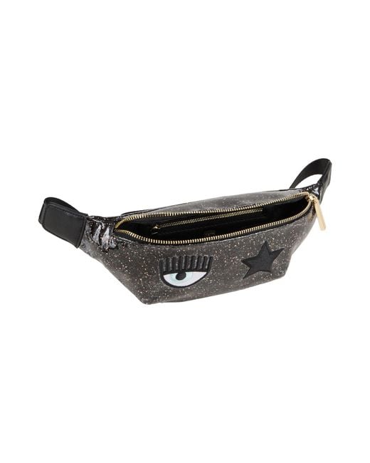 Chiara Ferragni Black Belt Bag