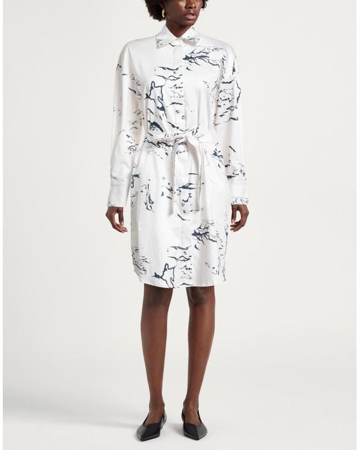 Alpha Studio White Mini Dress