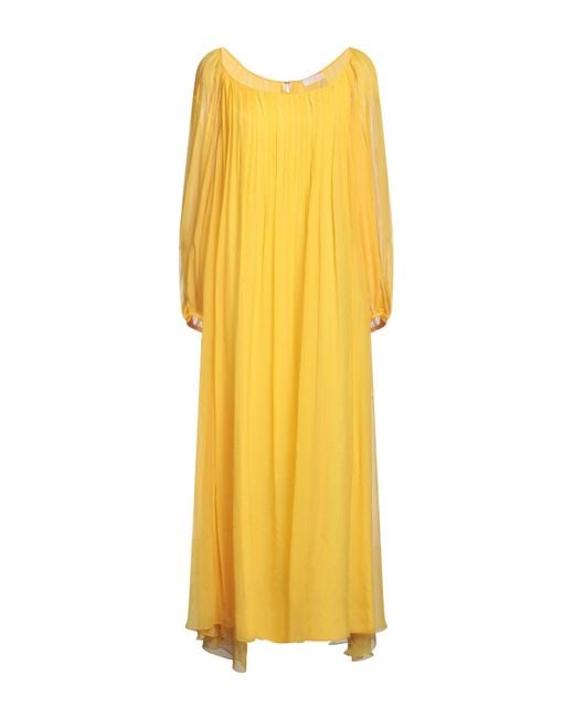 Vestido largo Chloé de color Yellow