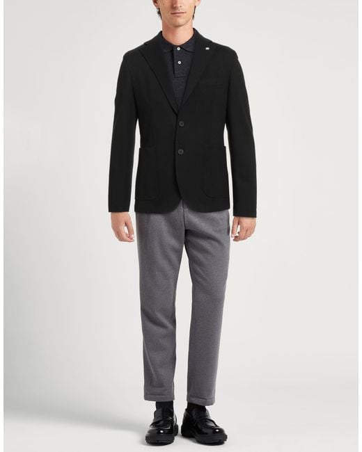 Manuel Ritz Black Blazer for men