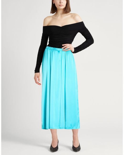 Forte_forte Blue Midi Skirt