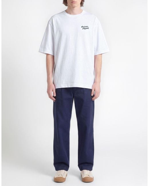 Maison Kitsuné White T-Shirt for men