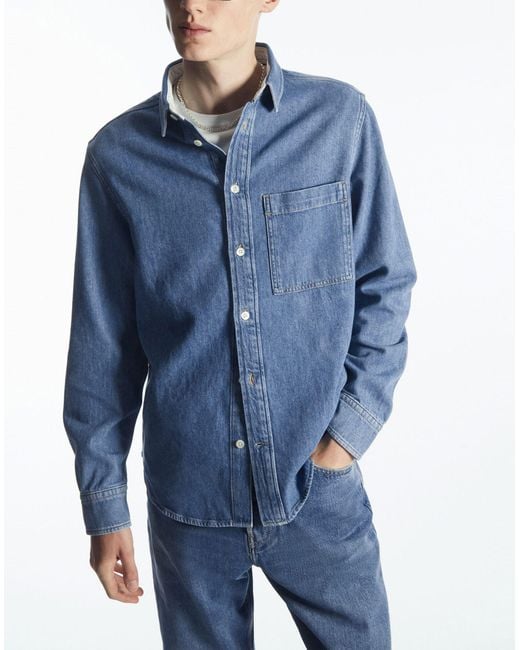 Camicia Jeans di COS in Blue da Uomo