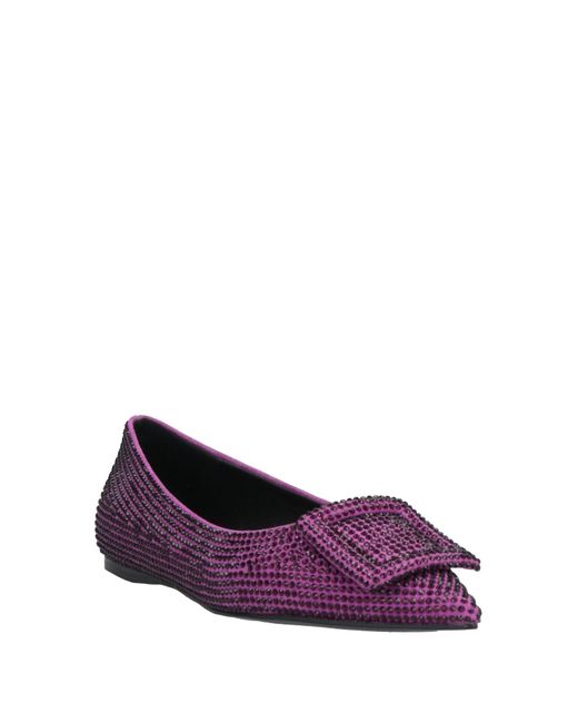 Bibi Lou Purple Ballet Flats