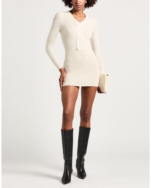 AYA MUSE Natural Mini Dresses