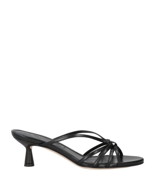 Aeyde Black Sandale
