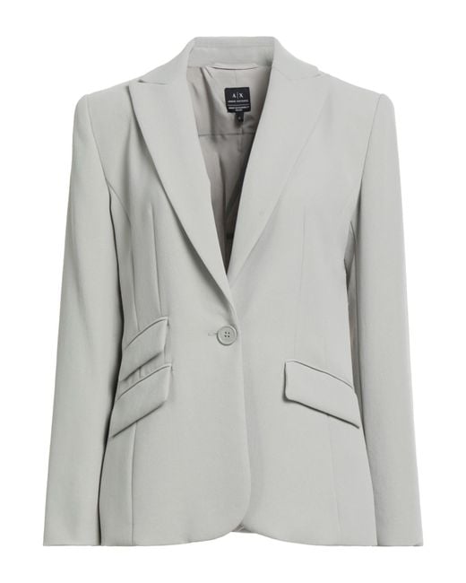 ARMANI EXCHANGE Gray Blazers