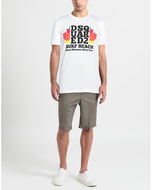 DSquared² White T-shirt for men