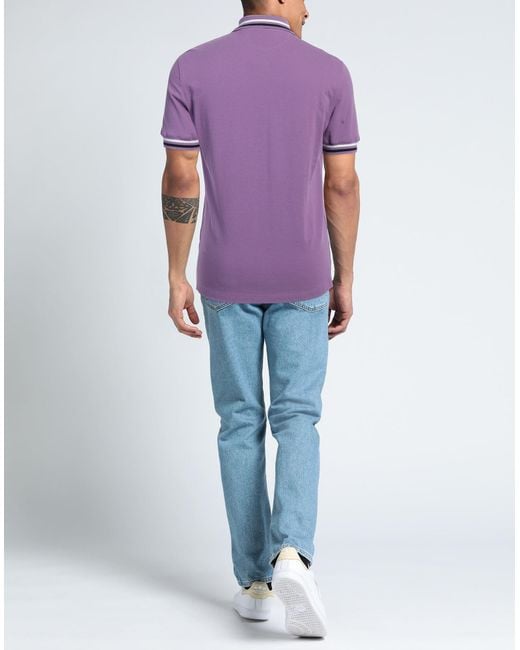 Brunello Cucinelli Poloshirt in Purple für Herren