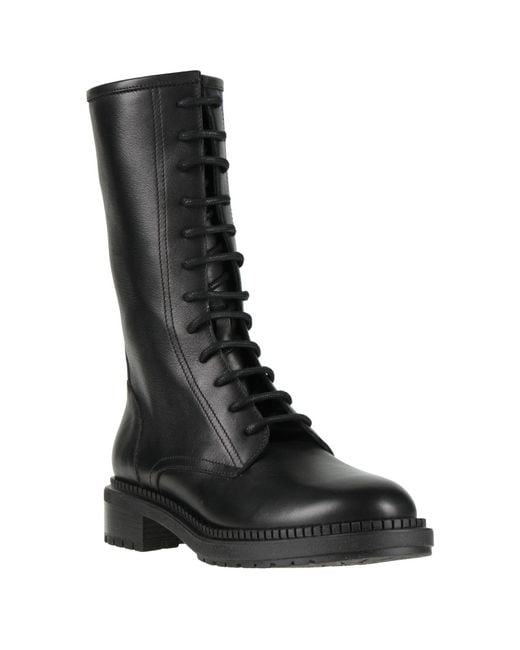Casadei Black Ankle Boots Leather