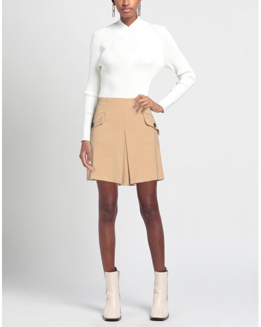 Nenette Natural Mini Skirt