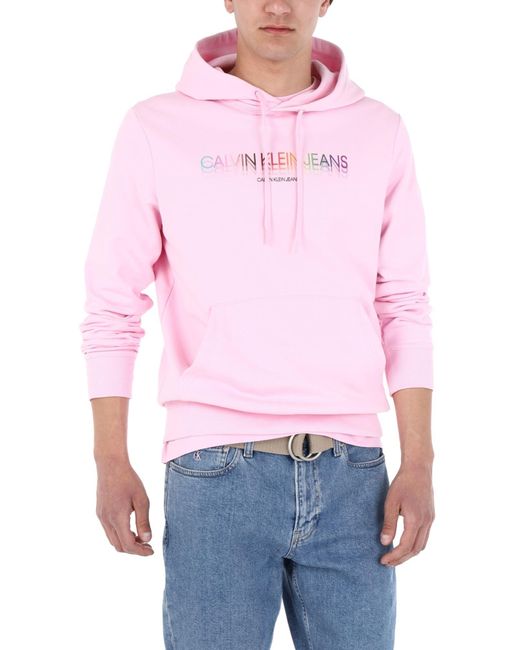 Sudadera Calvin Klein de hombre de color Rosa | Lyst
