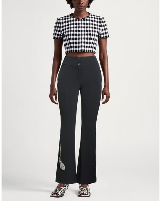 Blugirl Blumarine Blue Pants Polyester, Elastane