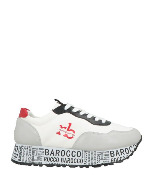 Rocco Barocco White Sneakers