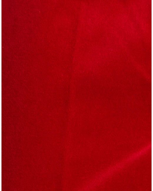 Alberto Biani Red Pants Cotton, Elastane