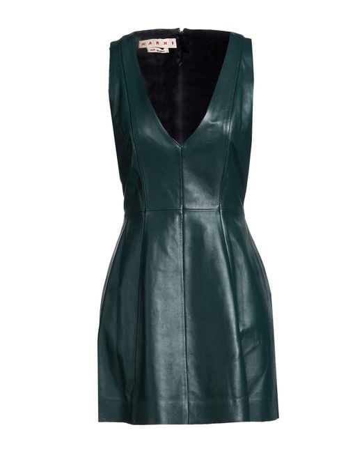 Marni Green Mini Dress