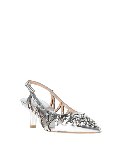Ash White Pumps