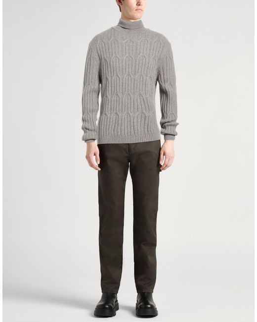 Daniele Fiesoli Gray Turtleneck for men