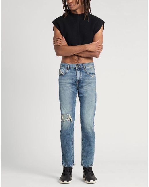 DIESEL Blue Jeans Cotton, Elastane for men