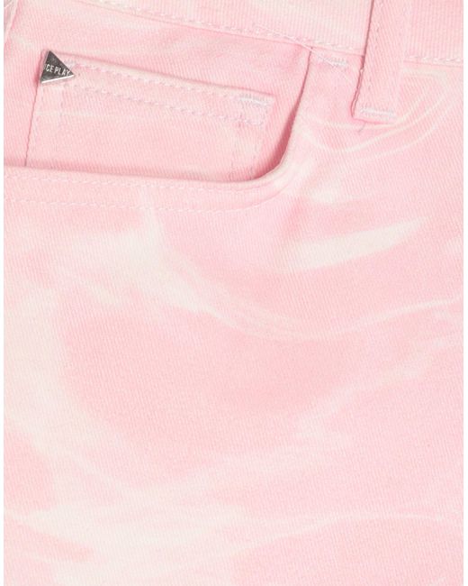 Ice Play Pink Denim Shorts