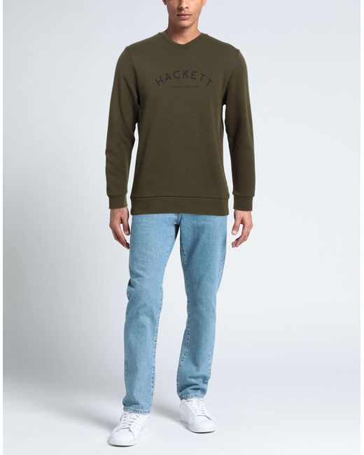 Hackett Green Sweatshirt for men
