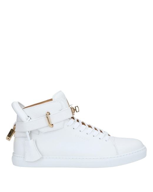 Buscemi White Sneakers Soft Leather for men