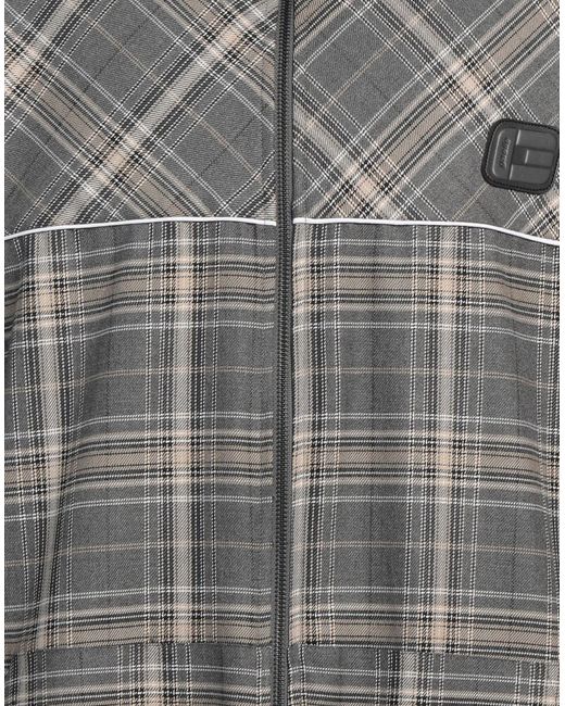 Gaelle Paris Gray Jacket Polyester, Viscose, Elastane for men