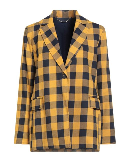 Rebel Queen Multicolor Blazer Polyester, Viscose, Elastane
