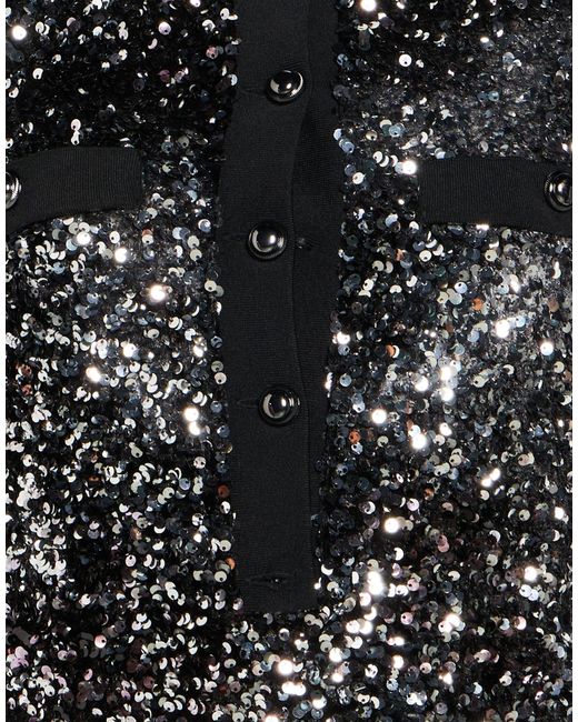 Marella Black Mini Dress Polyester