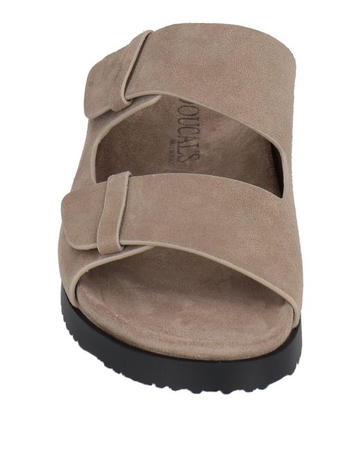 Doucal's Brown Sandals Leather for men