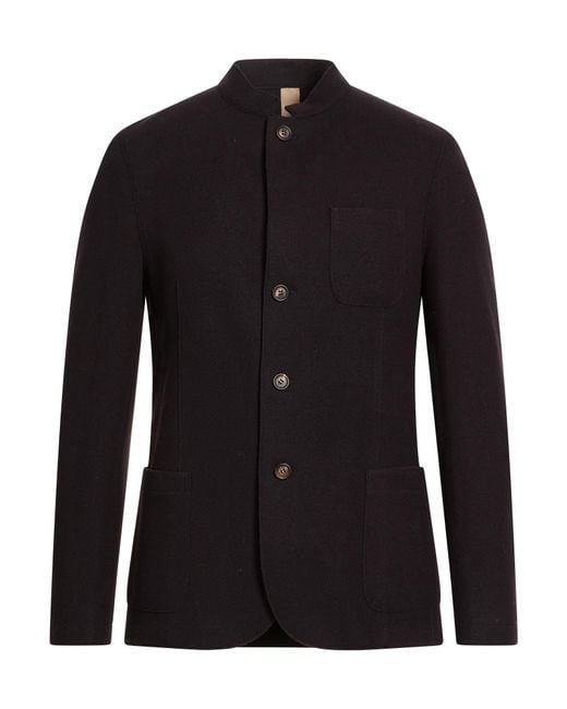 Eleventy Black Midnight Jacket Wool, Polyamide for men