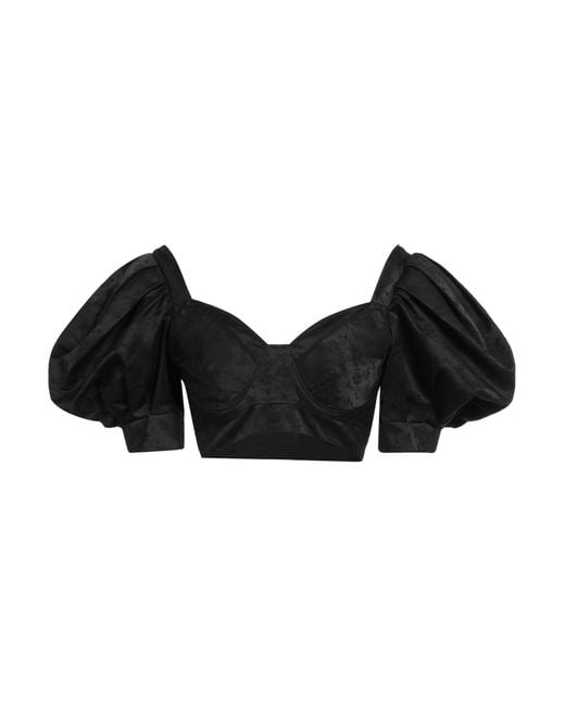 Simone Rocha Black Top Cotton, Polyester, Polyamide