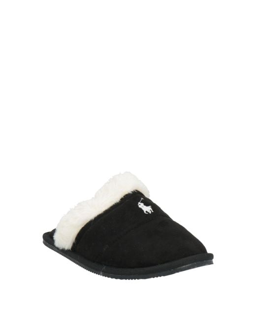 Polo Ralph Lauren Black House Slipper