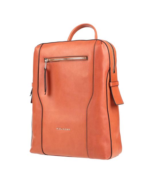 Mochila Piquadro de hombre de color Naranja | Lyst