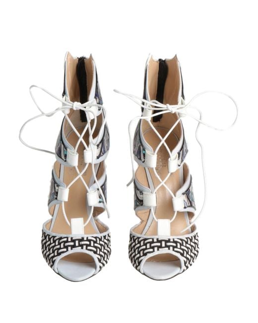 Nicholas Kirkwood White Sandals