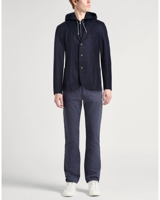 Eleventy Blue Blazers for men