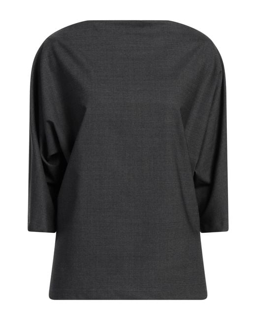 P.A.R.O.S.H. Gray P.A.R.O..H. Top Virgin Wool, Elastane