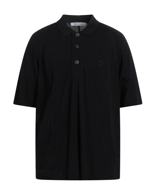 Trussardi Black Polo Shirt for men