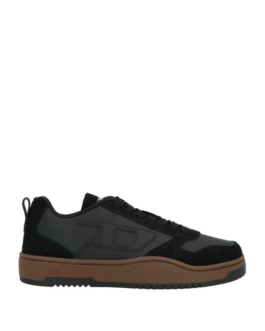 DIESEL Black Trainers for men