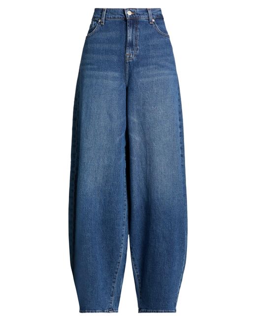 7 For All Mankind Blue Jeans Cotton, Elastane